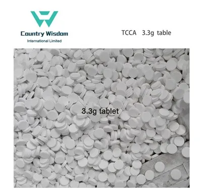 Kina profesionalni proizvođač TCCA 3,3g tableta s kemikalijama za bazene